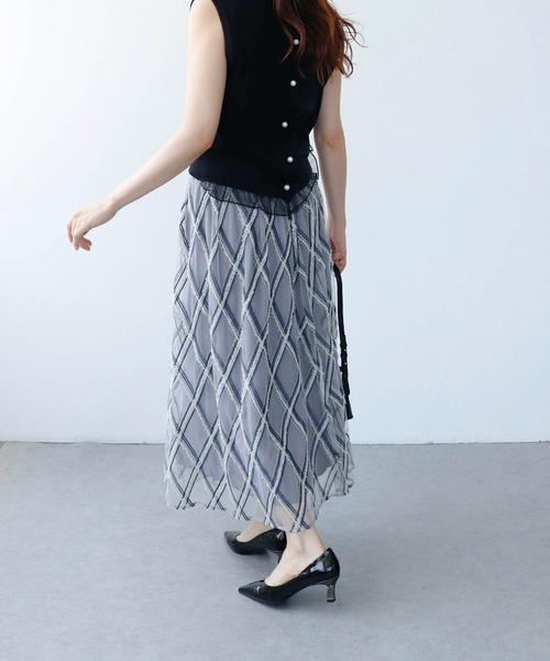 Cepica（セピカ）の「シアージャガードスカート（スカート・レディース・ブラック/グレー・FREE）」の9枚目の写真