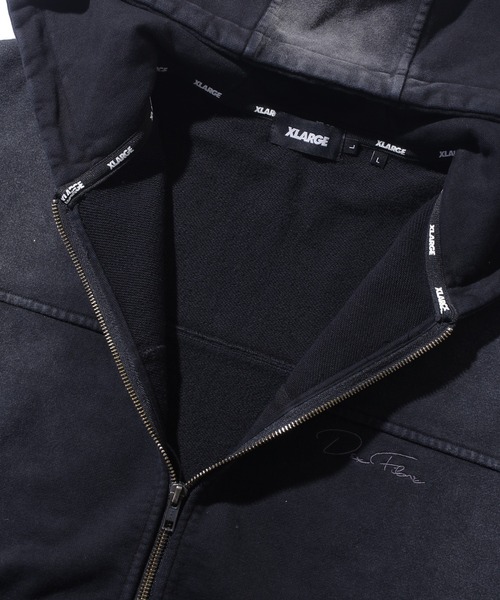XLARGE（エクストララージ）の「XLARGE×DexFilmz ZIP UP HOODED SWEATSHIRT（パーカー・メンズ・ブラウン/ブラック・XL/L/M/S）」の13枚目の写真