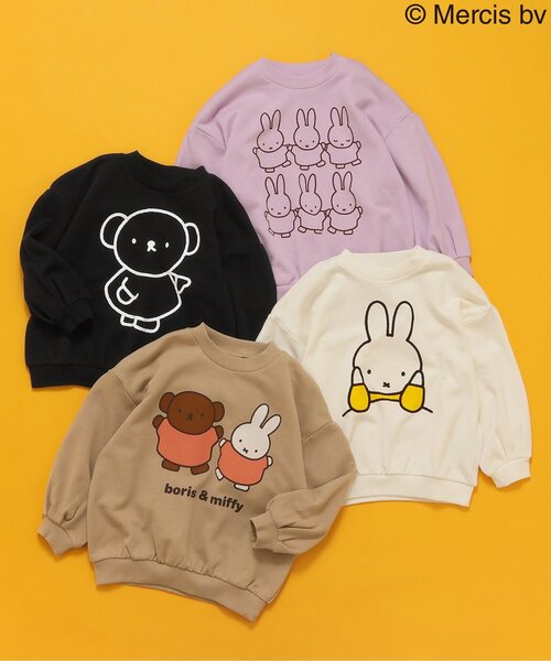 セール】WEB限定 miffyグラフィックトレーナー（スウェット）｜Miffy