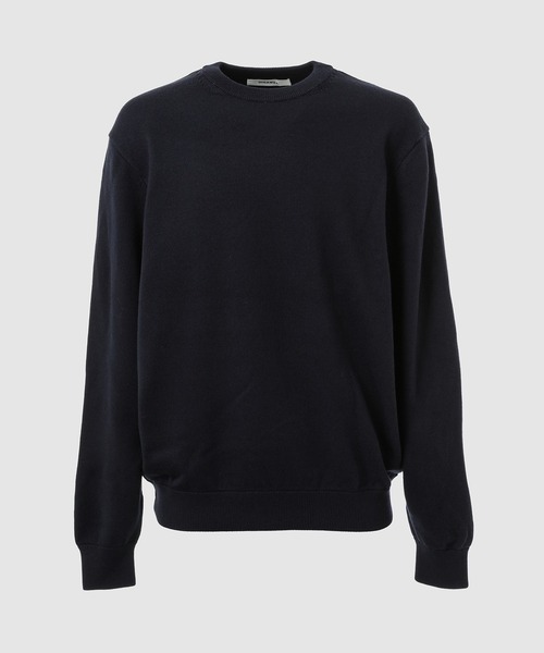 DIGAWEL（ディガウェル）の「Extrafine merino wool sweater（ニット/セーター・メンズ・グレー/ネイビー・2）」の2枚目の写真