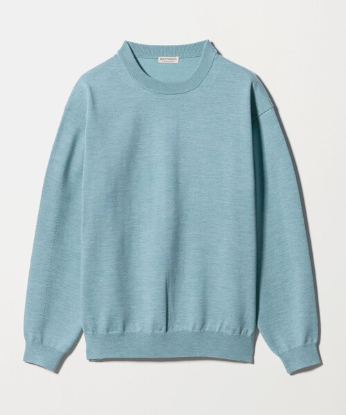 ハイブリッド ウール クルーネック ニット ウォッシャブル（ニット