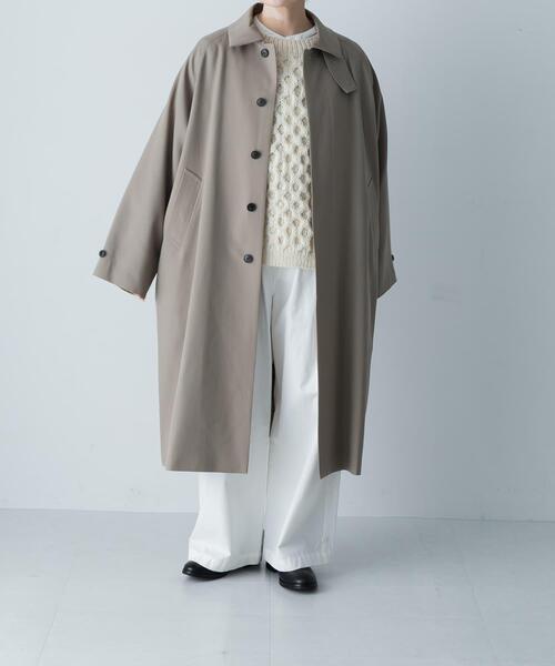 かぐれ（カグレ）の「ウーステッドウールコート（その他アウター・レディース・グレー系その他/グリーン系その他/ネイビー・FREE）」の9枚目の写真