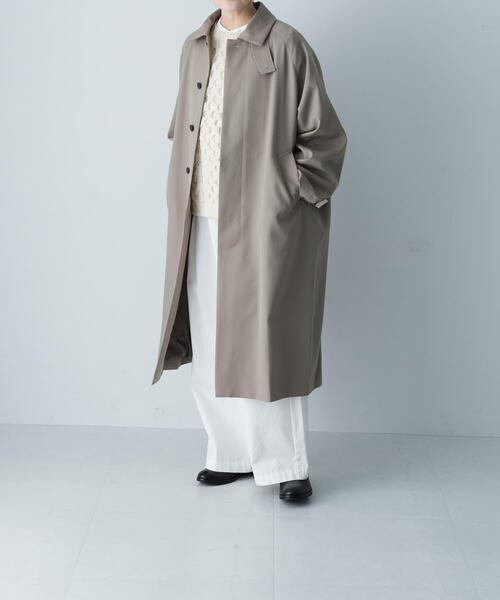 かぐれ（カグレ）の「ウーステッドウールコート（その他アウター・レディース・グレー系その他/グリーン系その他/ネイビー・FREE）」の11枚目の写真