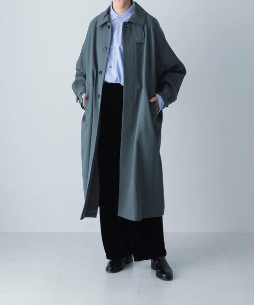 かぐれ（カグレ）の「ウーステッドウールコート（その他アウター・レディース・グレー系その他/グリーン系その他/ネイビー・FREE）」の11枚目の写真