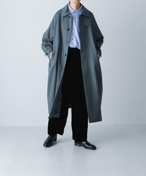 かぐれ（カグレ）の「ウーステッドウールコート（その他アウター・レディース・グレー系その他/グリーン系その他/ネイビー・FREE）」の13枚目の写真