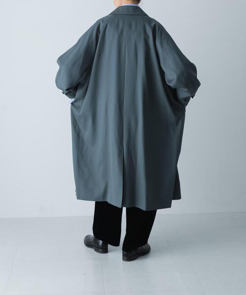 かぐれ（カグレ）の「ウーステッドウールコート（その他アウター・レディース・グレー系その他/グリーン系その他/ネイビー・FREE）」の14枚目の写真