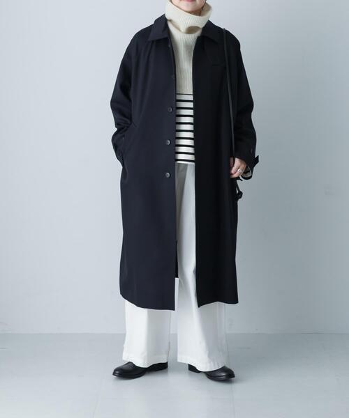 かぐれ（カグレ）の「ウーステッドウールコート（その他アウター・レディース・グレー系その他/グリーン系その他/ネイビー・FREE）」の19枚目の写真