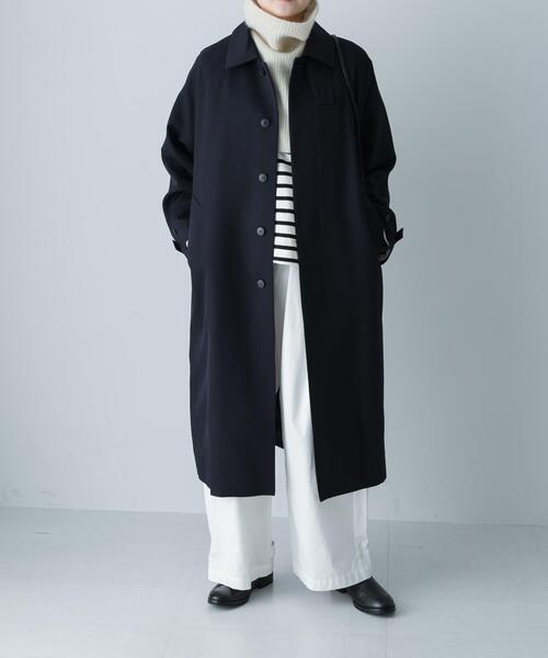 かぐれ（カグレ）の「ウーステッドウールコート（その他アウター・レディース・グレー系その他/グリーン系その他/ネイビー・FREE）」の20枚目の写真