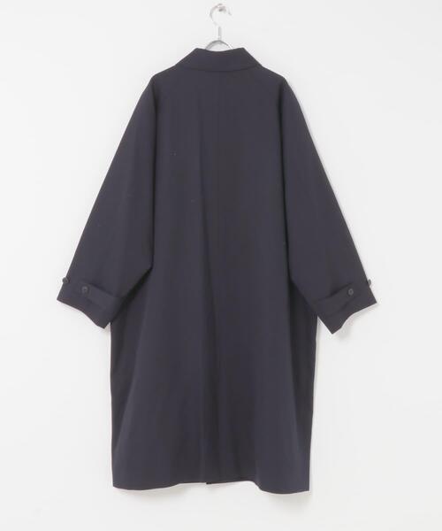 かぐれ（カグレ）の「ウーステッドウールコート（その他アウター・レディース・グレー系その他/グリーン系その他/ネイビー・FREE）」の6枚目の写真