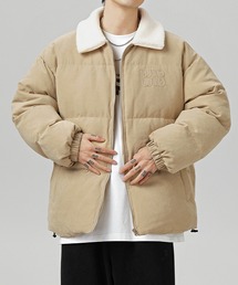 ELIN ボア襟 オーバーサイズ パデッド ジャケット
