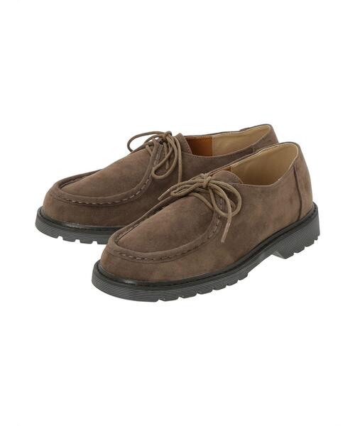 Samansa Mos2（サマンサ モスモス）の「フェイクスエードチロリアンシューズ（ドレスシューズ・レディース・グレー/キャメル・M/L）」の6枚目の写真