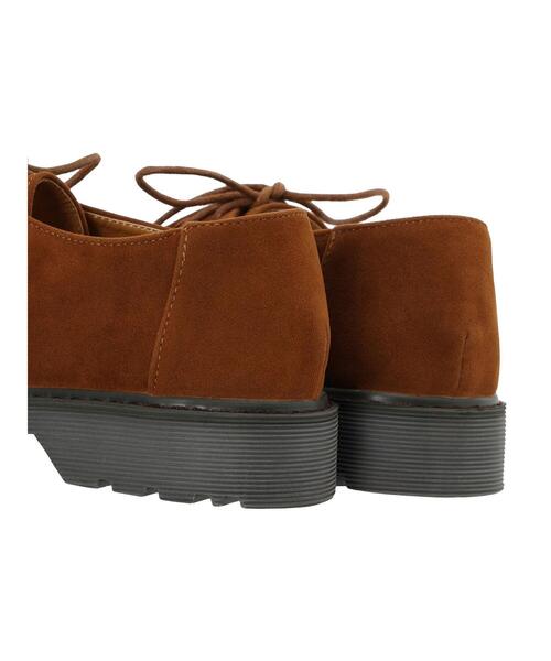 Samansa Mos2（サマンサ モスモス）の「フェイクスエードチロリアンシューズ（ドレスシューズ・レディース・グレー/キャメル・M/L）」の11枚目の写真