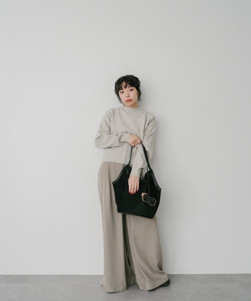 DRWCYS(ドロシーズ)の「スウェードライクカームトート(トートバッグ・レディース・ブラック/ブラウン・FREE)」の14枚目の写真