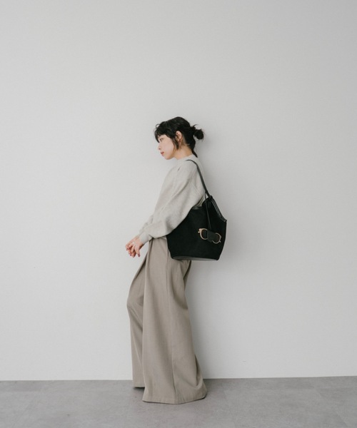 DRWCYS(ドロシーズ)の「スウェードライクカームトート(トートバッグ・レディース・ブラック/ブラウン・FREE)」の15枚目の写真