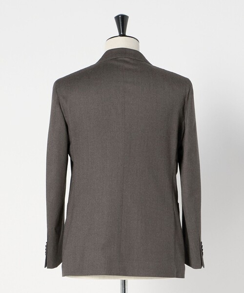 green label relaxing（グリーンレーベルリラクシング）の「GLR CLOTH フラノ無地 2B RG ジャケット -ストレッチ-（テーラードジャケット・メンズ・ネイビー/モカ・XL/M/L/S）」の11枚目の写真