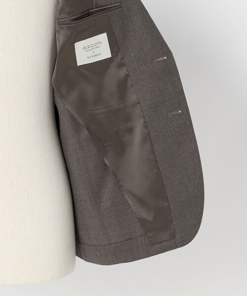 green label relaxing（グリーンレーベルリラクシング）の「GLR CLOTH フラノ無地 2B RG ジャケット -ストレッチ-（テーラードジャケット・メンズ・ネイビー/モカ・XL/M/L/S）」の22枚目の写真