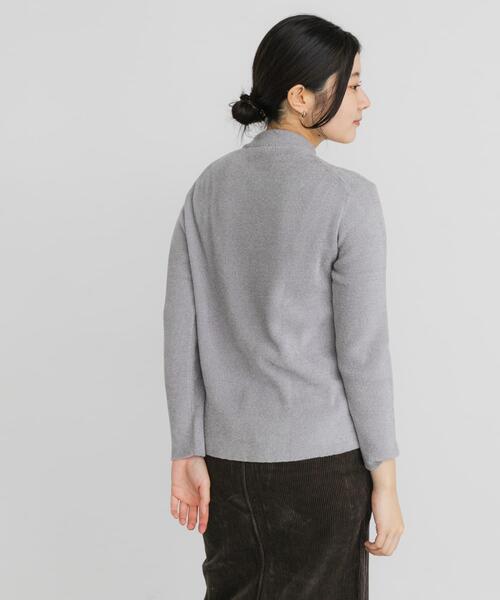 EKAL（エカル）の「ハイゲージモールニットプルオーバー（ニット/セーター・レディース・ホワイト/グレー/ブラック・ONE）」の14枚目の写真