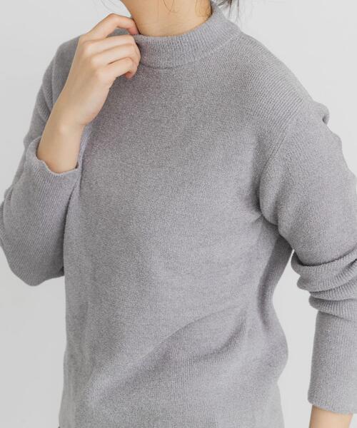 EKAL（エカル）の「ハイゲージモールニットプルオーバー（ニット/セーター・レディース・ホワイト/グレー/ブラック・ONE）」の16枚目の写真