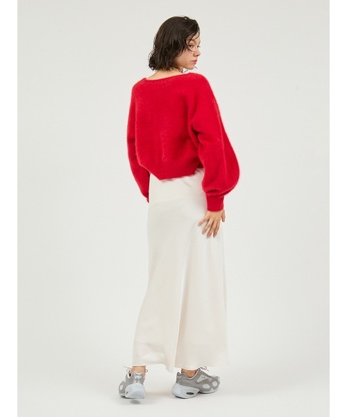 emmi（エミ）の「リラクシーナロースカート（スカート・レディース・ブラウン/アイボリー・0/1）」の13枚目の写真