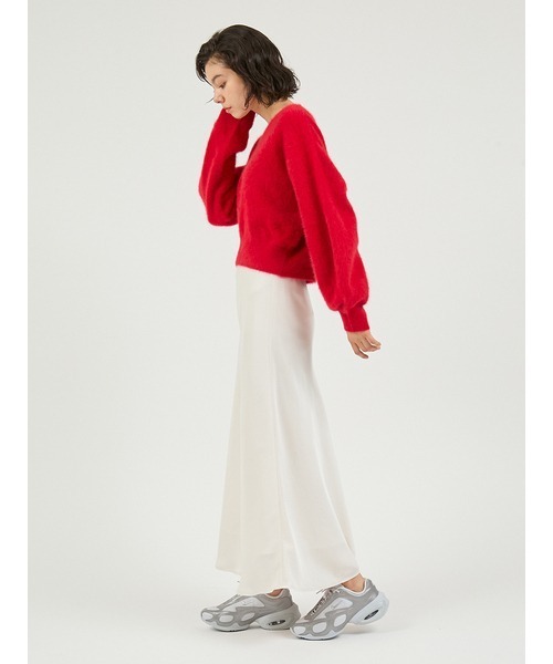 emmi（エミ）の「リラクシーナロースカート（スカート・レディース・ブラウン/アイボリー・0/1）」の14枚目の写真