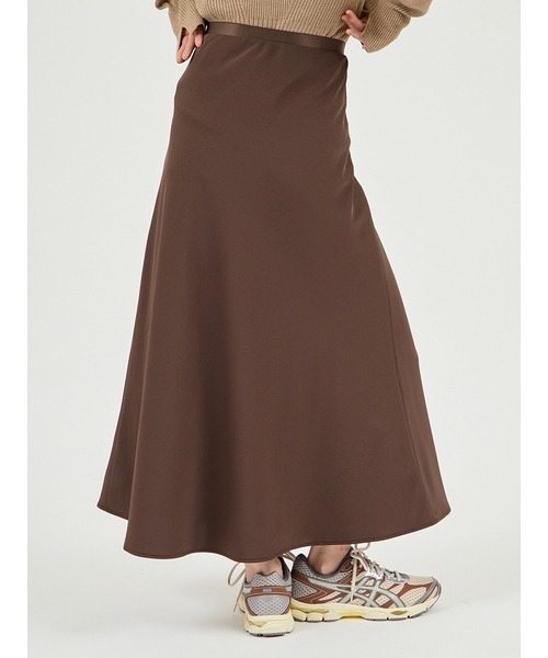 emmi（エミ）の「リラクシーナロースカート（スカート・レディース・ブラウン/アイボリー・0/1）」の15枚目の写真