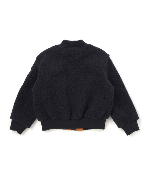 WASK（ワスク）の「MA1リバーシブルボアブルゾン(110~160cm)（MA-1・キッズ・オフホワイト/ブラック/ブルー・140cm/150cm/160cm/130cm）」の15枚目の写真