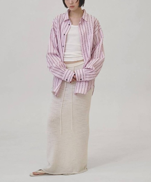 TODAYFUL(トゥデイフル)の「TODAYFUL Stripe Pocket Shirts ストライプポケットシャツ/12610424(シャツ/ブラウス・レディース・ブルー系その他/ベビーピンク・ONE SIZE)」の6枚目の写真