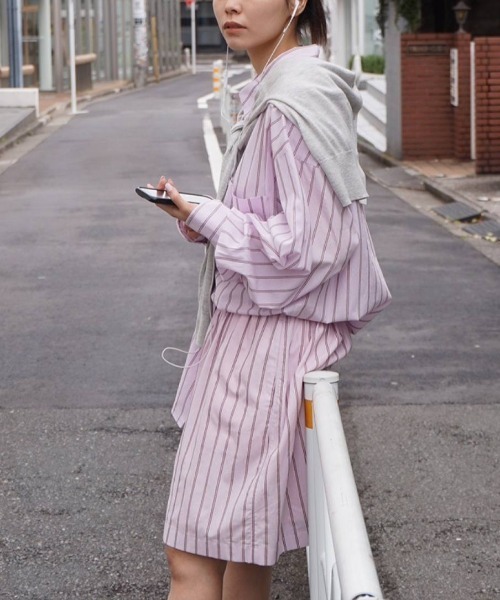 TODAYFUL(トゥデイフル)の「TODAYFUL Stripe Pocket Shirts ストライプポケットシャツ/12610424(シャツ/ブラウス・レディース・ブルー系その他/ベビーピンク・ONE SIZE)」の17枚目の写真