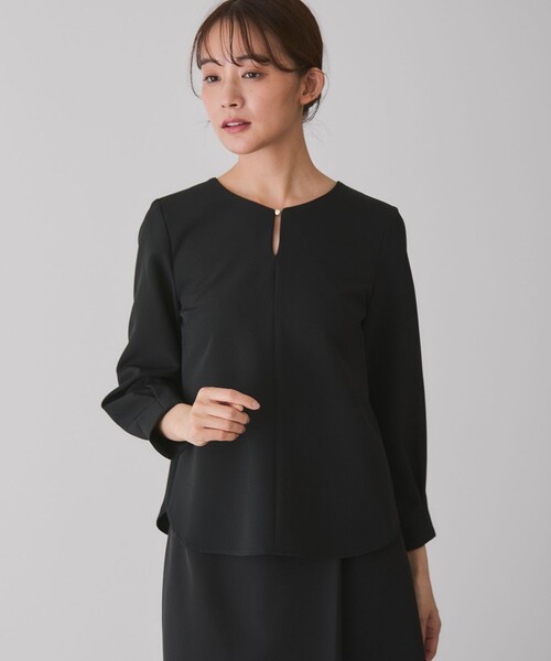 Jayro（ジャイロ）の「2WAYストレッチブラウス（シャツ/ブラウス・レディース・ネイビー/ブラック/グレー系その他・L/M/S）」の17枚目の写真