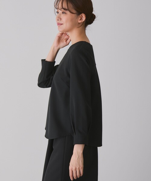 Jayro（ジャイロ）の「2WAYストレッチブラウス（シャツ/ブラウス・レディース・ネイビー/ブラック/グレー系その他・L/M/S）」の18枚目の写真