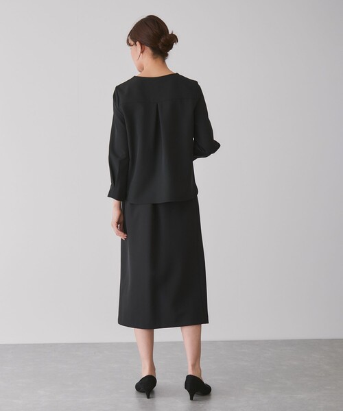 Jayro（ジャイロ）の「2WAYストレッチブラウス（シャツ/ブラウス・レディース・ネイビー/ブラック/グレー系その他・L/M/S）」の22枚目の写真