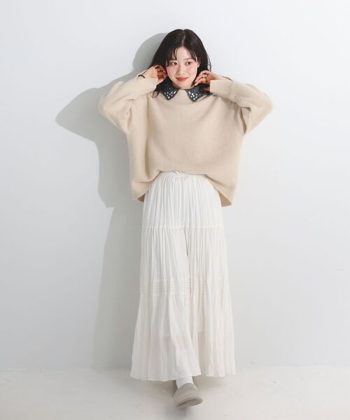 le.coeur blanc（ルクールブラン）の「モックネックチャイニーズ