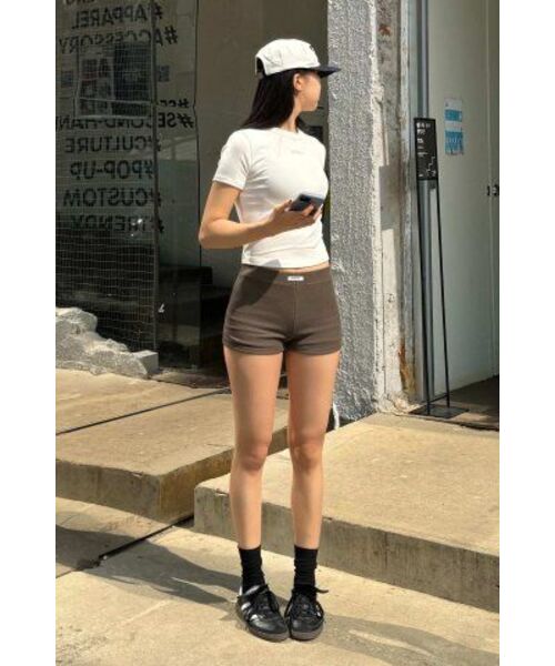 CRANK(クランク)の「クルーネックベーシックトップ_ホワイト(Tシャツ/カットソー・レディース・その他・FREE)」の6枚目の写真