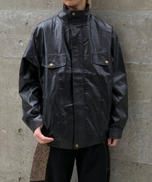 lilful（リルフル）の「ビッグシルエットPUレザージャケット（ライダースジャケット）」