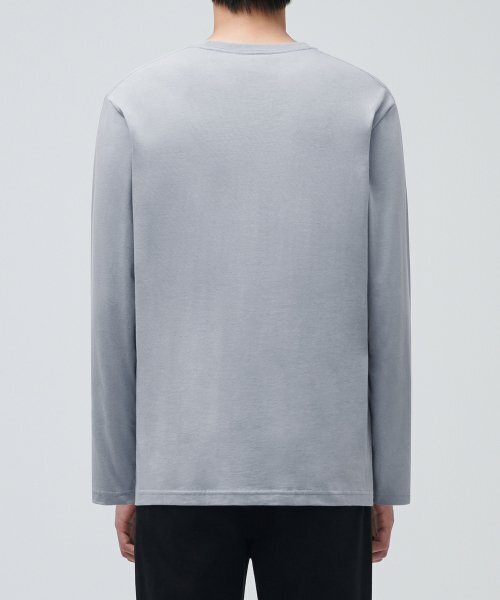 MUSINSA STANDARD（ムシンサスタンダード）の「ベーシック長袖Tシャツ [クールグレー]（Tシャツ/カットソー・メンズ・その他・MEDIUM/LARGE/X-LARGE/XX-LARGE/XXX-LARGE/SMALL）」の2枚目の写真
