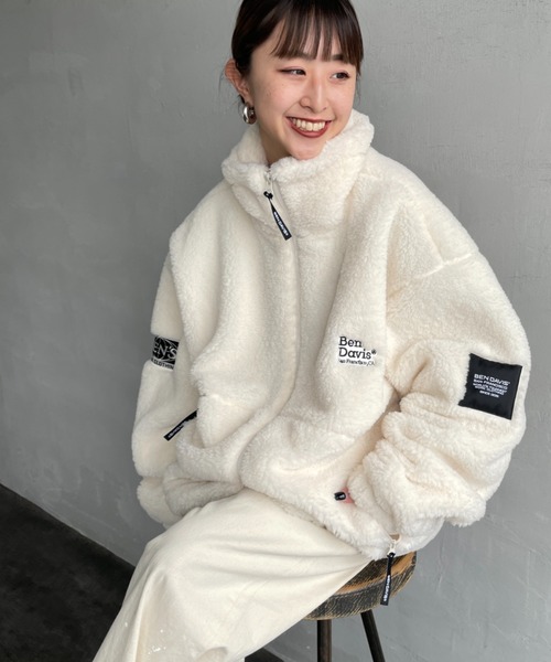 WEB限定】[BEN DAVIS/ベンデイビス] DAZZLE ボアフリース ジャケット