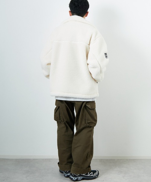 WEB限定】[BEN DAVIS/ベンデイビス] DAZZLE ボアフリース ジャケット
