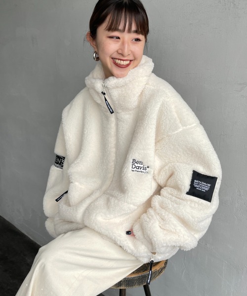 WEB限定】[BEN DAVIS/ベンデイビス] DAZZLE ボアフリース ジャケット