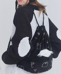 FANCY CLUB | [FANCY x DUSTY] Zzz ダスティサロンパジャマ ジムカラー (ブラック) F25NM1019(バックパック/リュック)