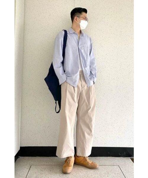 PARTIMENTO(パルティメント)の「Hair Line Stripe Shirts Sky(シャツ/ブラウス・メンズ・その他・MEDIUM/LARGE)」の9枚目の写真