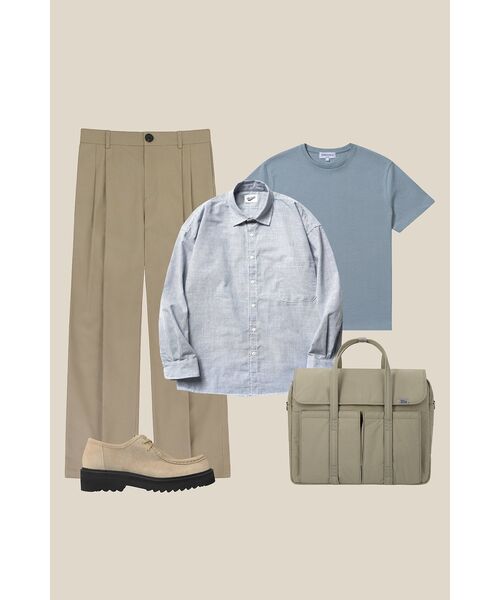 PARTIMENTO(パルティメント)の「Hair Line Stripe Shirts Sky(シャツ/ブラウス・メンズ・その他・MEDIUM/LARGE)」の13枚目の写真
