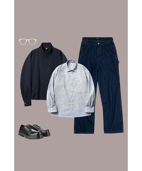 PARTIMENTO(パルティメント)の「Hair Line Stripe Shirts Sky(シャツ/ブラウス・メンズ・その他・MEDIUM/LARGE)」の14枚目の写真