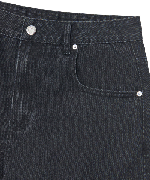 NOMANUAL(NOMANUAL)の「WAVE CURVED DENIM PANTS - BLACK(デニムパンツ・レディース・その他・SMALL/MEDIUM/LARGE/X-LARGE)」の6枚目の写真
