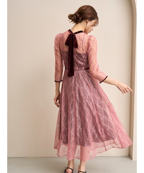 スパークルレースドレス（ドレス）｜SNIDEL（スナイデル）の