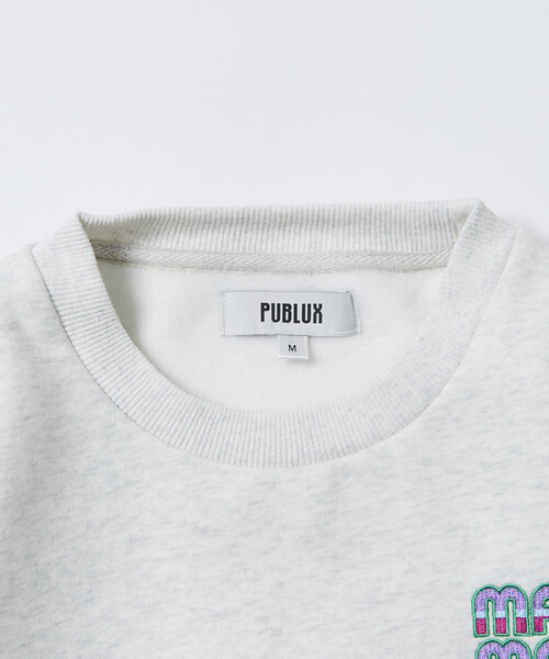 PUBLUX（パブリュクス）の「マリマリマリー×PUBLUX かなめvsレイジ プリントスウェット/裏起毛 【限定展開】（スウェット・メンズ・ブラック/ラベンダー/ライトグレー・LARGE/MEDIUM）」の8枚目の写真