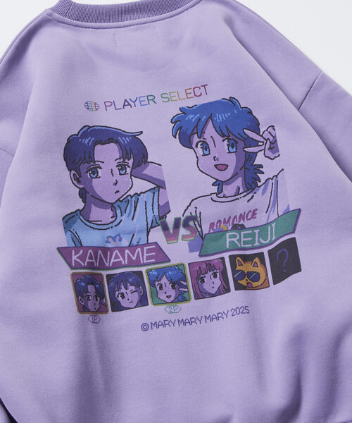 PUBLUX（パブリュクス）の「マリマリマリー×PUBLUX かなめvsレイジ プリントスウェット/裏起毛 【限定展開】（スウェット・メンズ・ブラック/ラベンダー/ライトグレー・LARGE/MEDIUM）」の16枚目の写真