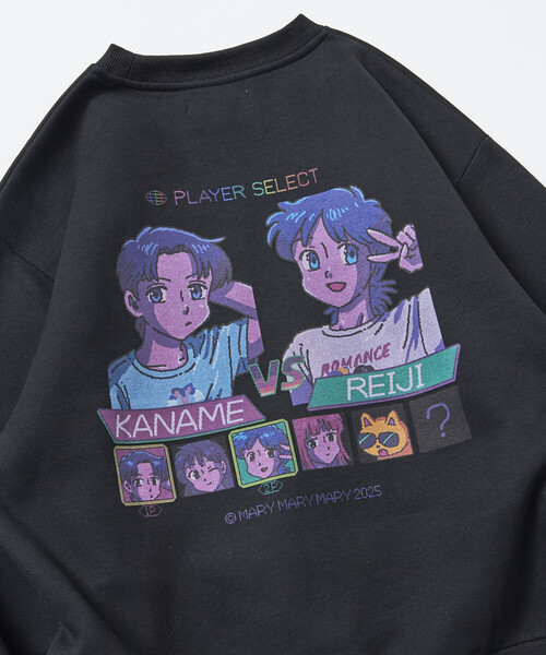 PUBLUX（パブリュクス）の「マリマリマリー×PUBLUX かなめvsレイジ プリントスウェット/裏起毛 【限定展開】（スウェット・メンズ・ブラック/ラベンダー/ライトグレー・LARGE/MEDIUM）」の20枚目の写真