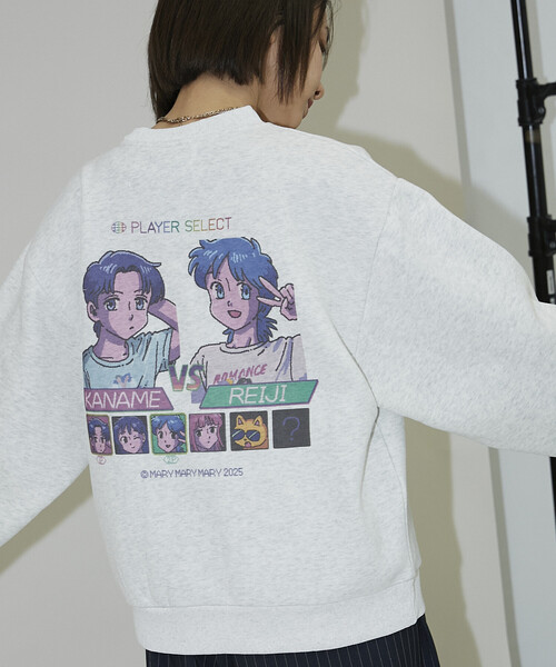 セール】マリマリマリー×PUBLUX かなめvsレイジ プリントスウェット/裏