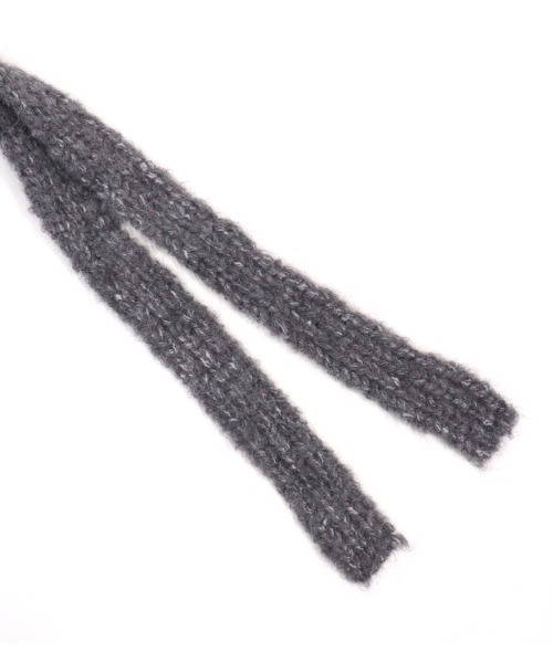 DONOBAN（ドノバン）の「ローゲージボンネット型ニット帽（ニットキャップ/ビーニー・レディース・ナチュラル/チャコール・ONE）」の15枚目の写真