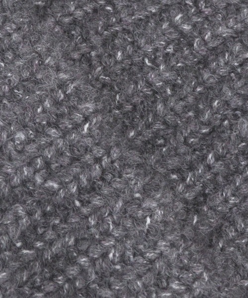 DONOBAN（ドノバン）の「ローゲージボンネット型ニット帽（ニットキャップ/ビーニー・レディース・ナチュラル/チャコール・ONE）」の16枚目の写真